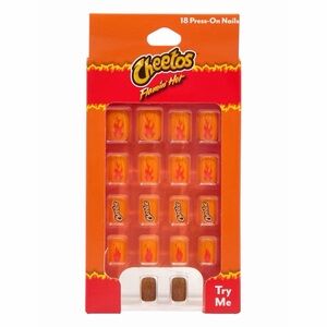NEW PepsiCo Frito Lay Hot Cheetos 18 Press On Nails